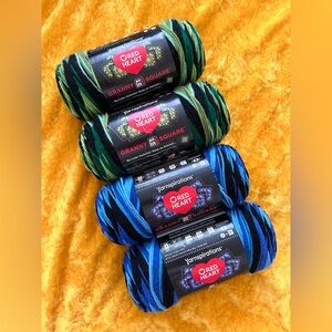 Red Heart All In One Granny Square Yarn